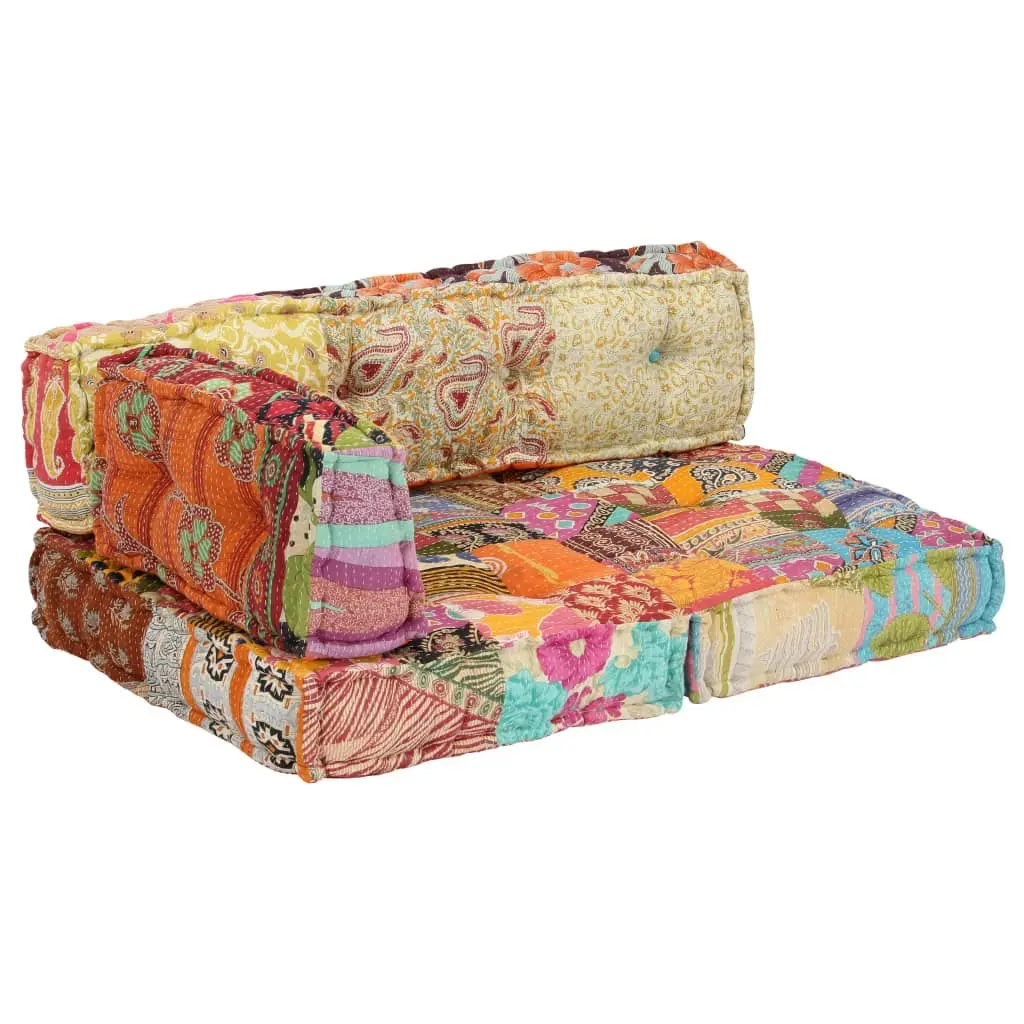 Pouffe Patchwork Fabric 249424