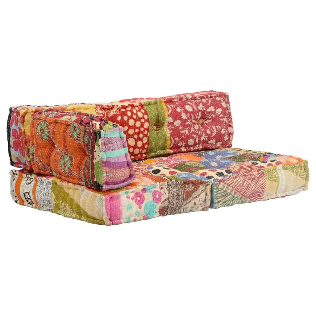 Pouffe Patchwork Fabric 249424