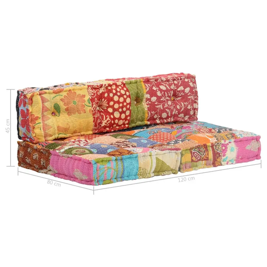 Pouffe Patchwork Fabric 249419