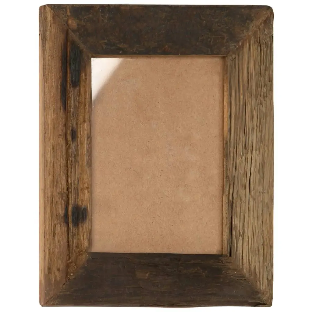 Photo Frames 2 pcs 25x30 cm Solid Reclaimed Wood and Glass 282893