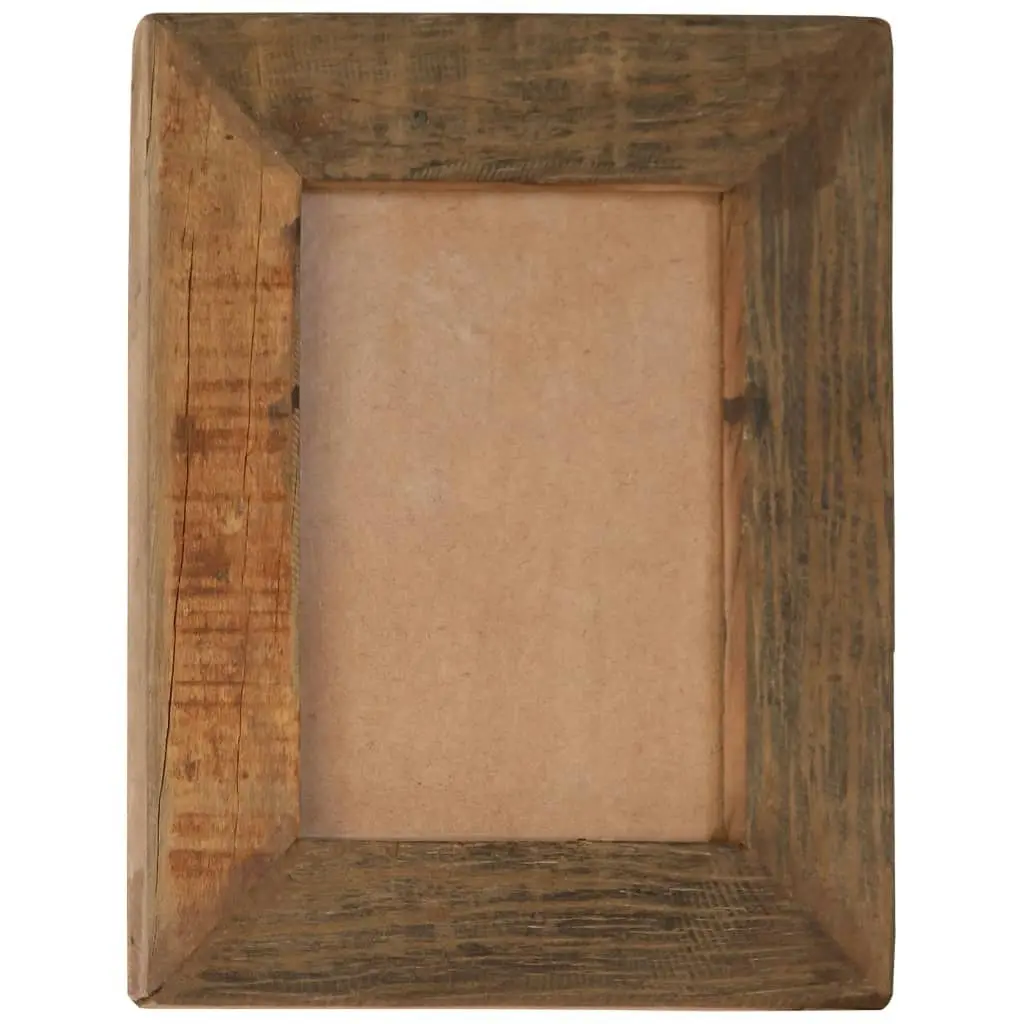 Photo Frames 2 pcs 25x30 cm Solid Reclaimed Wood and Glass 282893