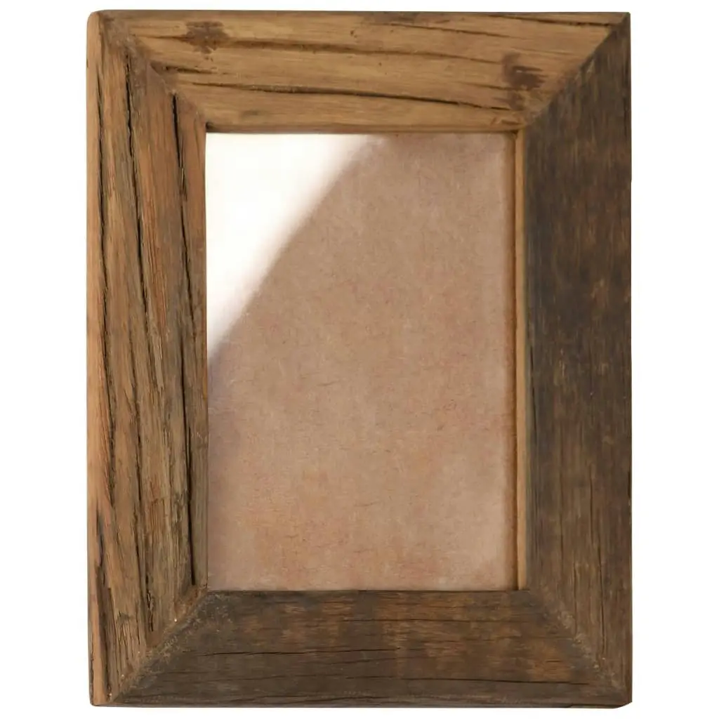 Photo Frames 2 pcs 25x30 cm Solid Reclaimed Wood and Glass 282893