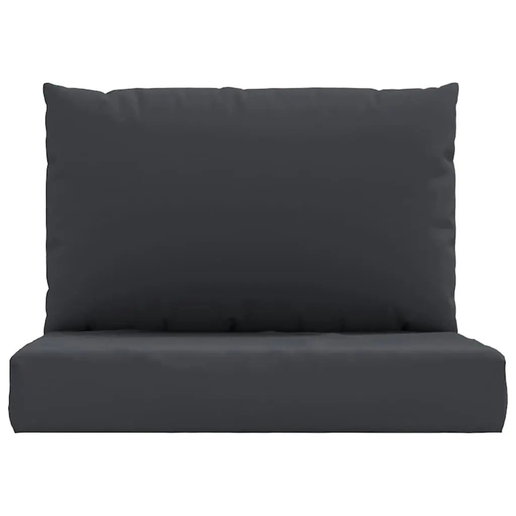 Pallet Cushions 2 pcs Black Oxford Fabric 315059