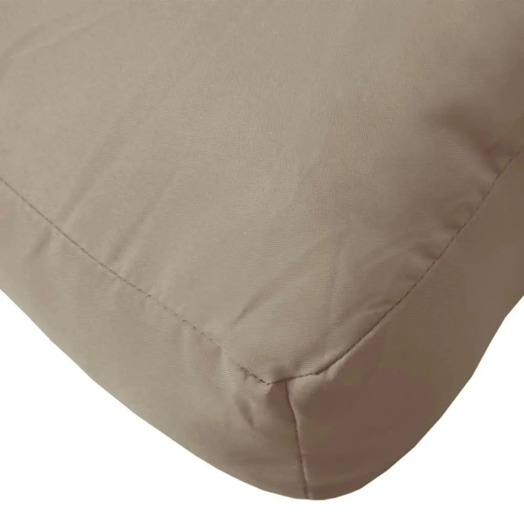 Pallet Cushions 2 pcs Taupe Oxford Fabric 361762