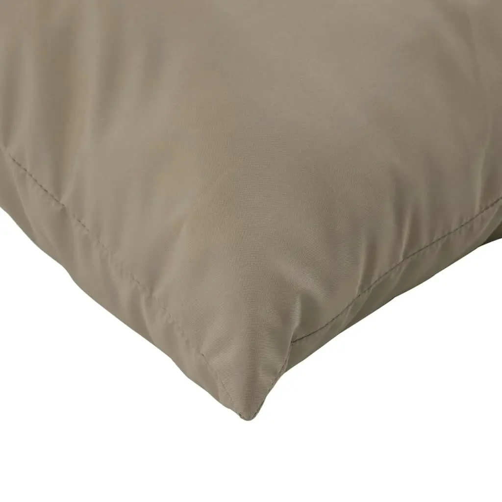 Pallet Cushions 2 pcs Taupe Oxford Fabric 361762