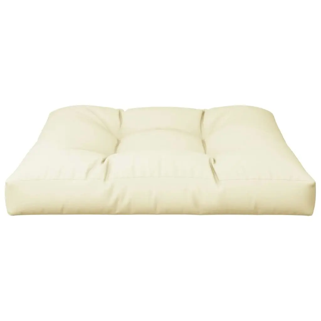 Pallet Cushion Cream 80x80x12 cm Fabric 314404