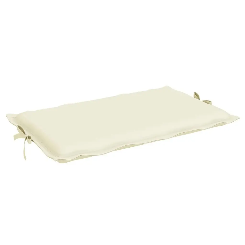 Sun Lounger Cushion Cream 186x58x3cm Oxford Fabric 314160