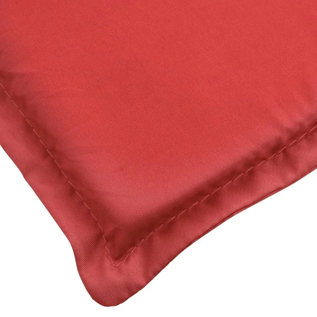 Sun Lounger Cushion Red 200x60x3cm Oxford Fabric 314209