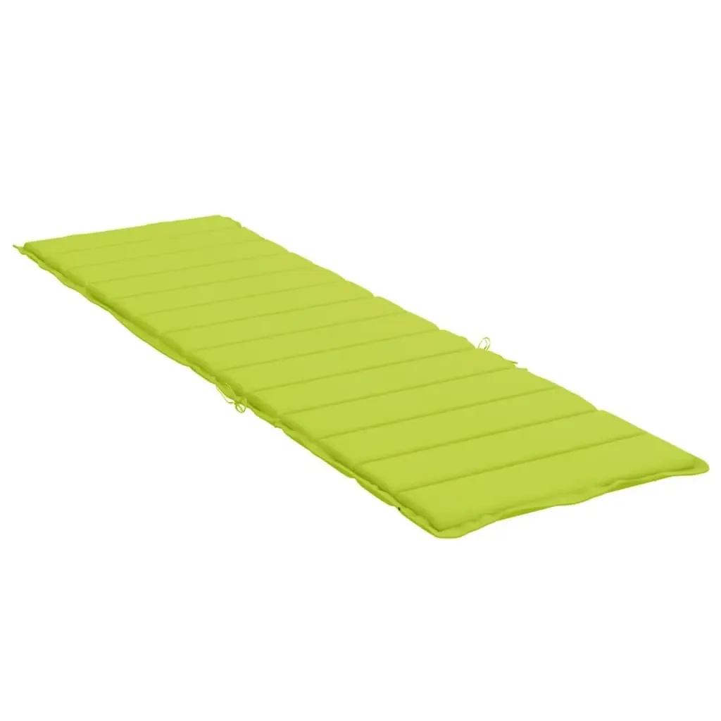 Sun Lounger Cushion Bright Green 200x50x3cm Oxford Fabric 314199