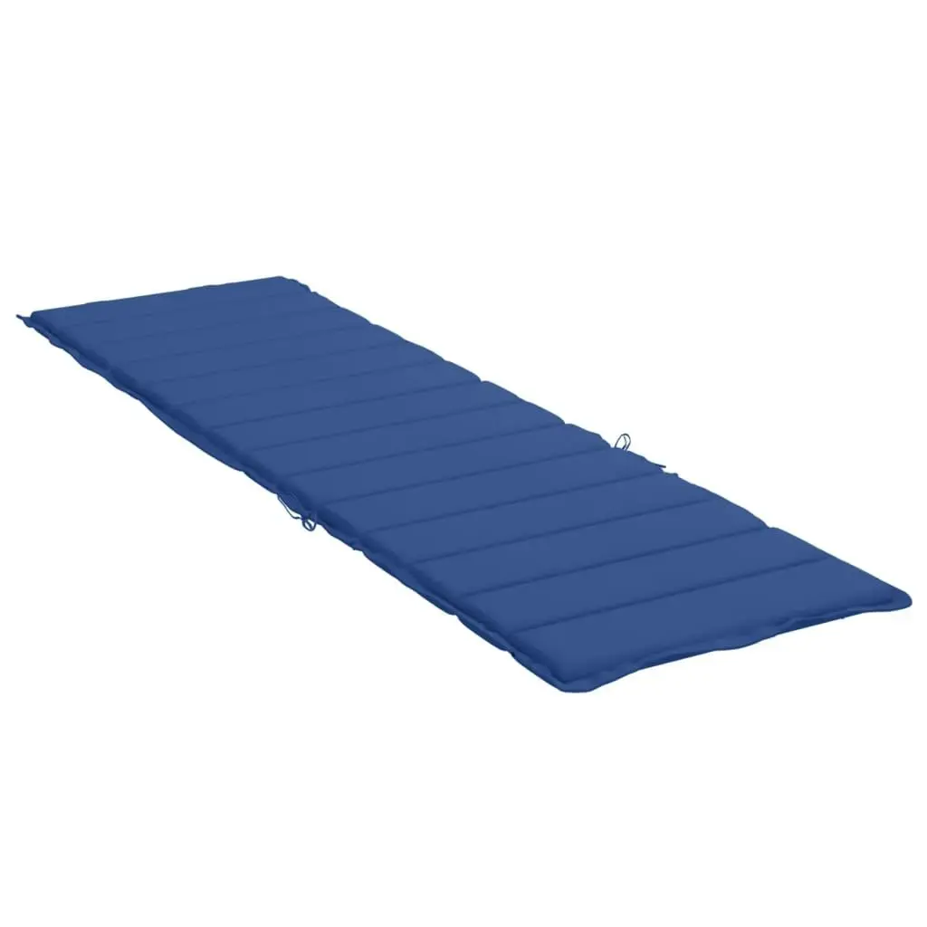 Sun Lounger Cushion Royal Blue 200x70x3cm Oxford Fabric 314228