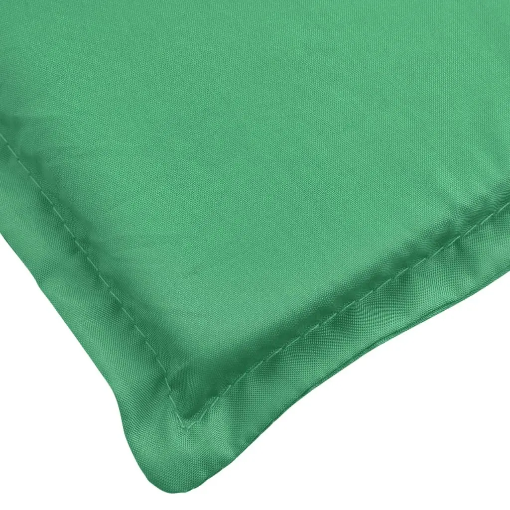 Sun Lounger Cushion Green 200x60x3cm Oxford Fabric 314208