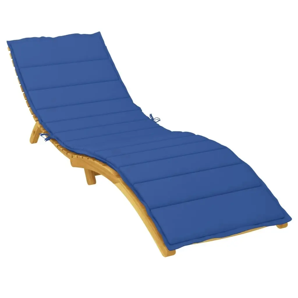 Sun Lounger Cushion Royal Blue 200x60x3cm Oxford Fabric 314213