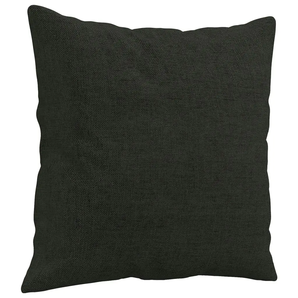 Throw Pillows 2 pcs Black 40x40 cm Fabric 349475