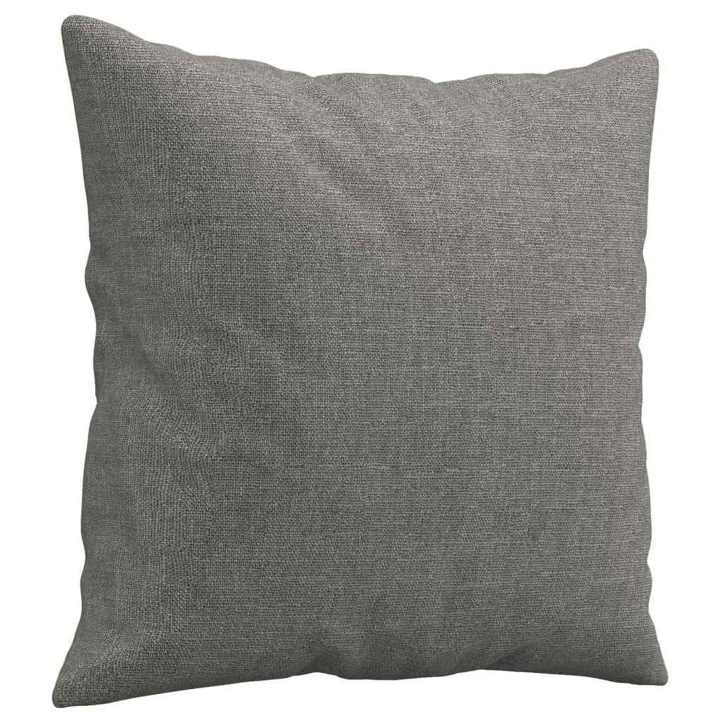 Throw Pillows 2 pcs Dark Grey 40x40 cm Fabric 349472