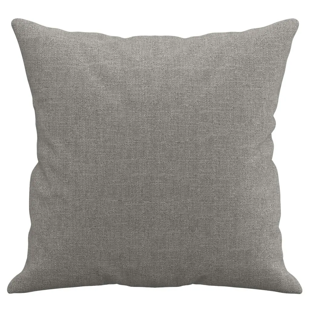 Throw Pillows 2 pcs Light Grey 40x40 cm Fabric 349471