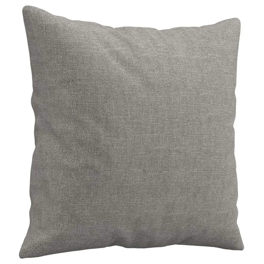 Throw Pillows 2 pcs Light Grey 40x40 cm Fabric 349471