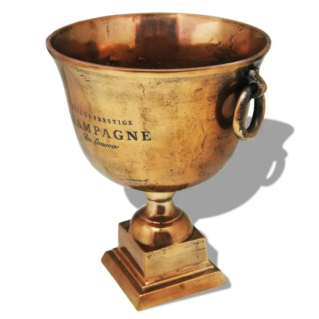 Trophy Cup Champagne Cooler Copper Brown 243498