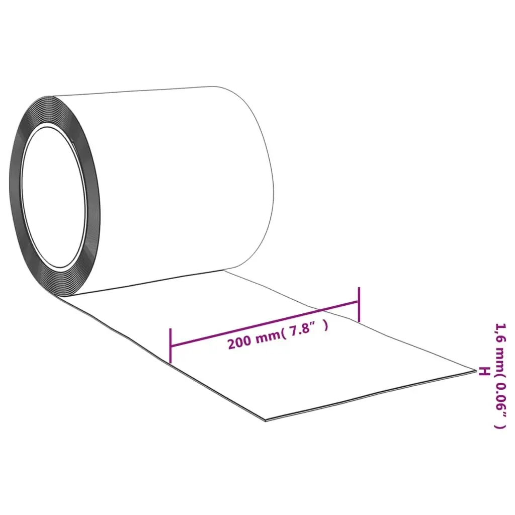 Strip Curtain Roll PVC 2mm x 200mm 25 m 288281