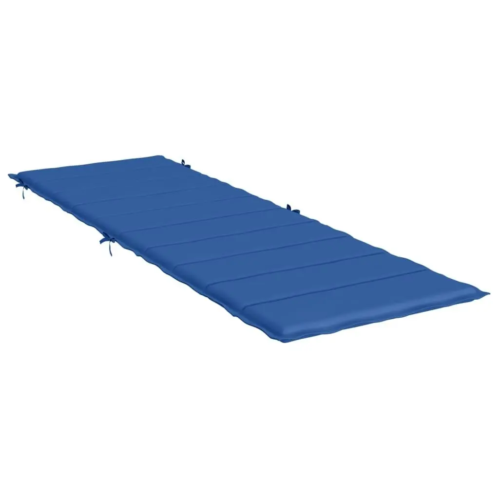 Sun Lounger Cushion Royal Blue 186x58x3cm Oxford Fabric 314168