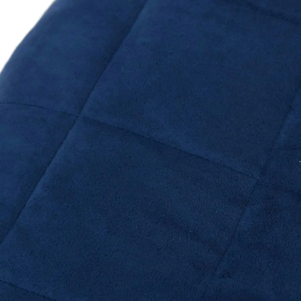 Weighted Blanket Blue 152x203 cm 11 kg Fabric 3154856