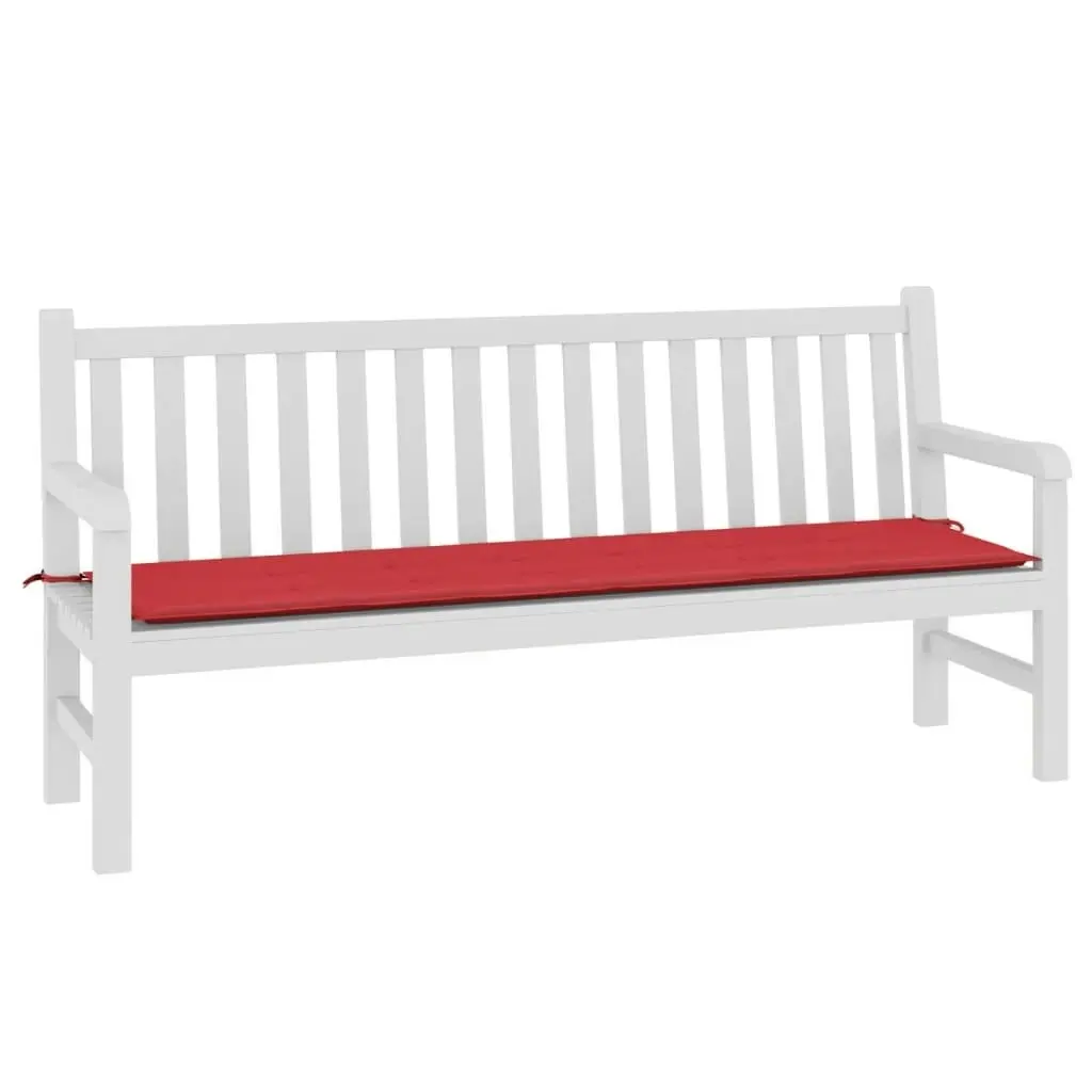 Garden Bench Cushion Red 180x50x3 cm Oxford Fabric 43212