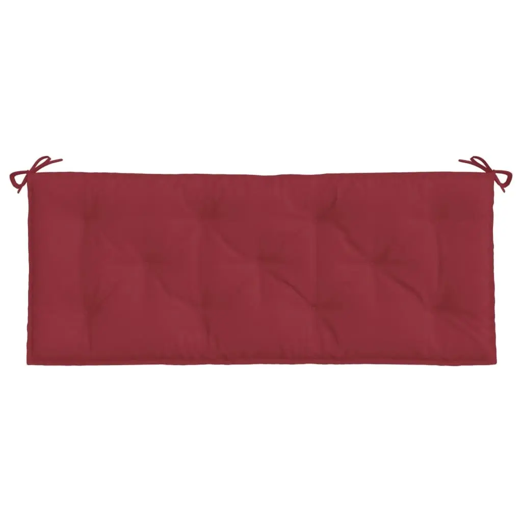 Garden Bench Cushion Wine Red 120x50x7 cm Oxford Fabric 314953