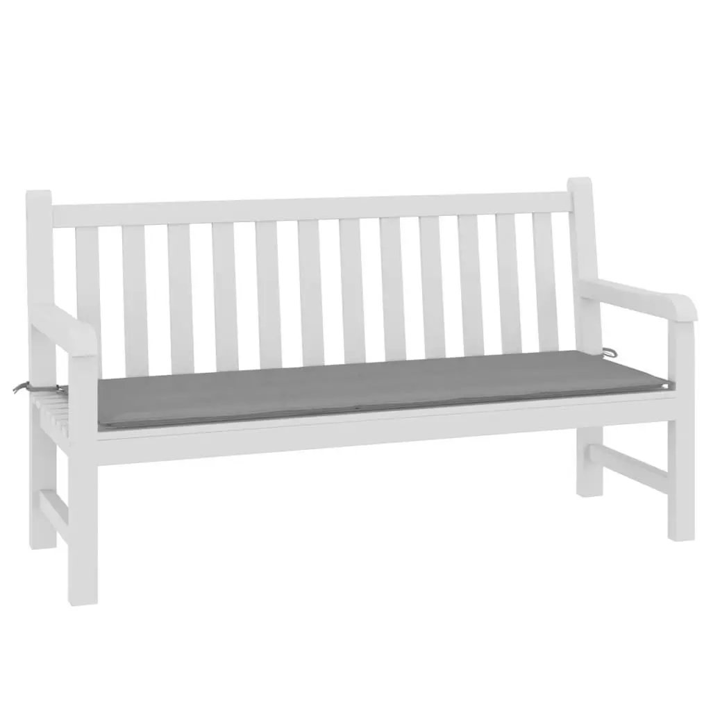 Garden Bench Cushion Grey 150x50x3 cm Oxford Fabric 43195