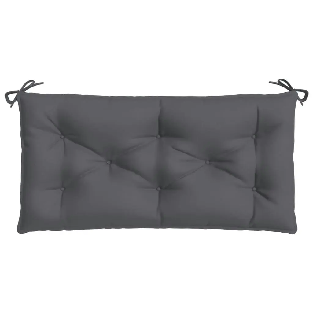 Garden Bench Cushions 2 pcs Anthracite 100x50x7 cm Oxford Fabric 361659