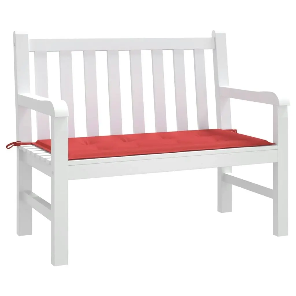 Garden Bench Cushion Red 120x50x3 cm Oxford Fabric 43210