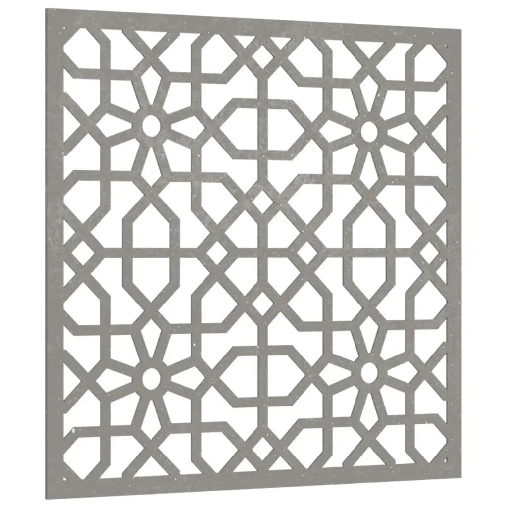 Garden Wall Decoration 55x55 cm Corten Steel Moorish Design 824478