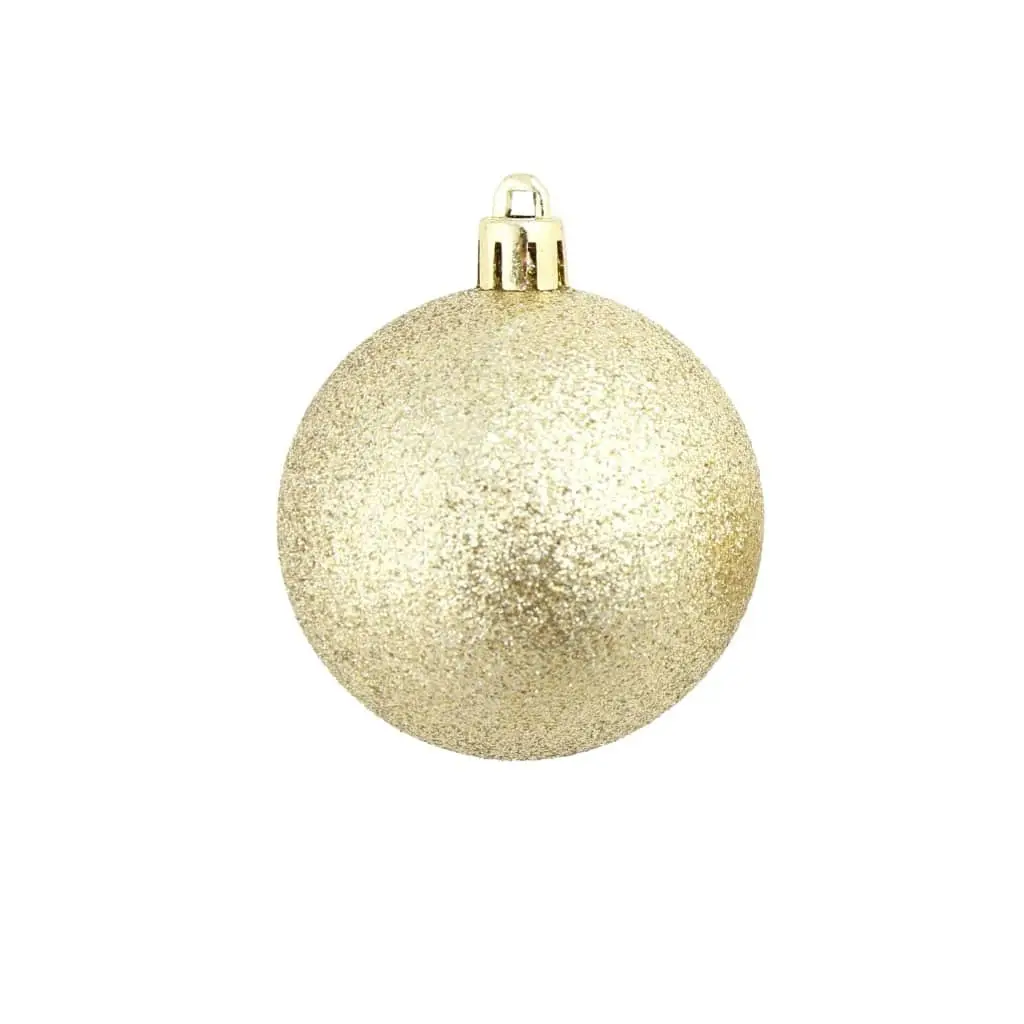 100 Piece Christmas Ball Set 3/4/6 cm Gold 245708