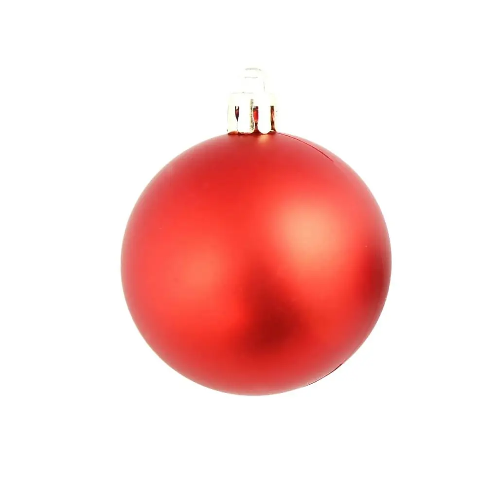 100 Piece Christmas Ball Set 3/4/6 cm Red 245710