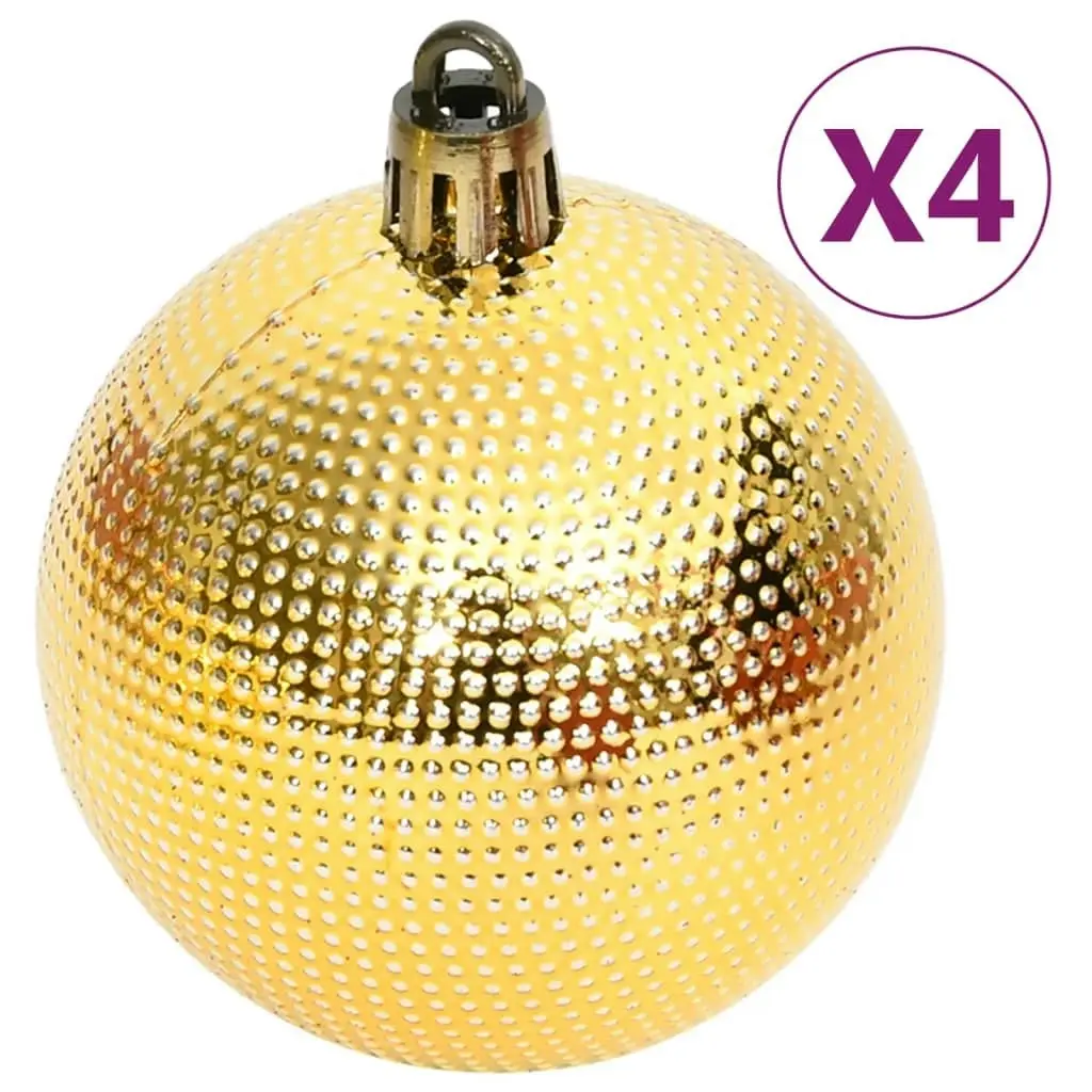 108 Piece Christmas Bauble Set Gold and Red 330091