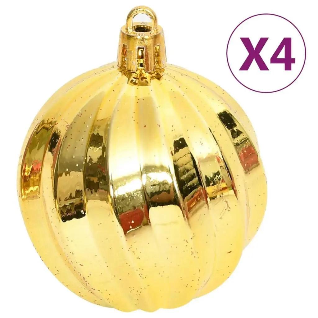 108 Piece Christmas Bauble Set Gold and Red 330091