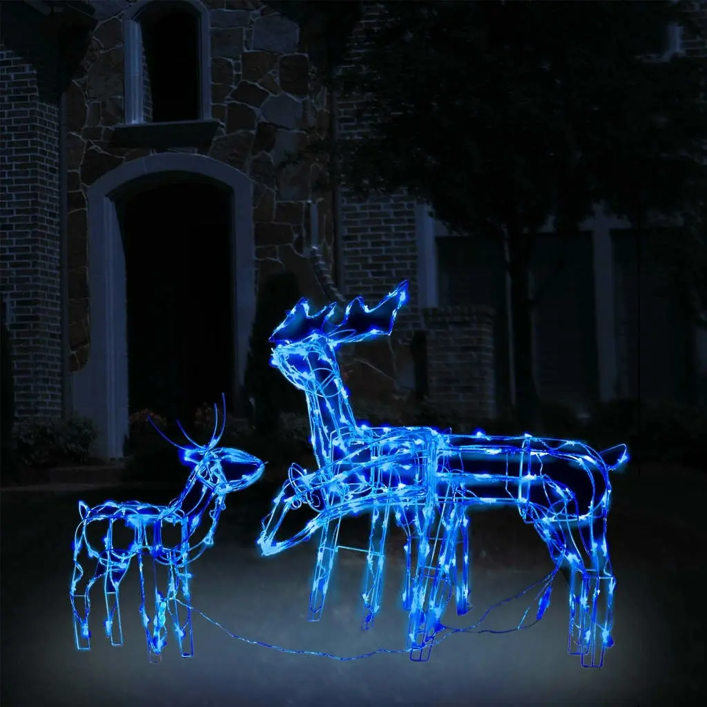 3 Piece Christmas Light Display Reindeers 229 LEDs 328540