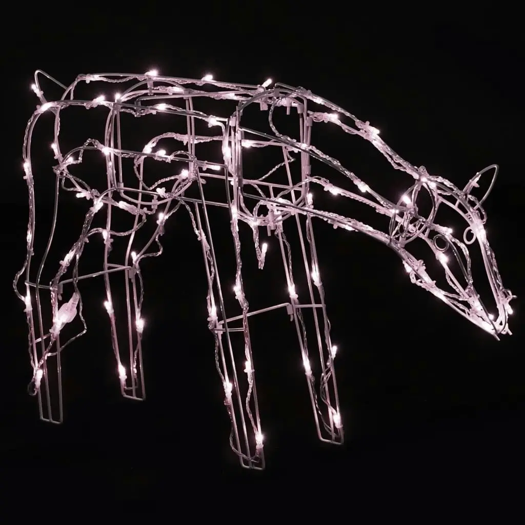 3 Piece Christmas Light Display Reindeers 229 LEDs 289962