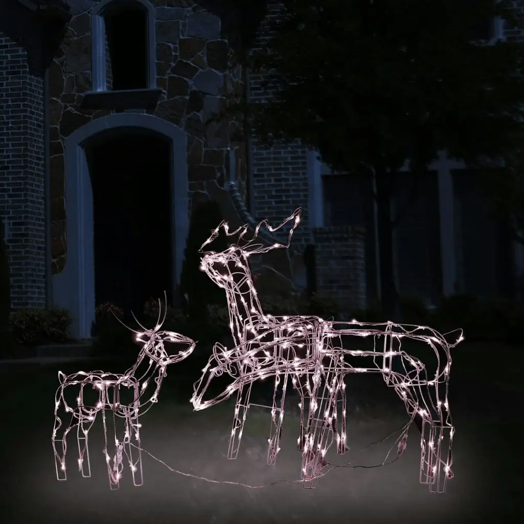 3 Piece Christmas Light Display Reindeers 229 LEDs 289962