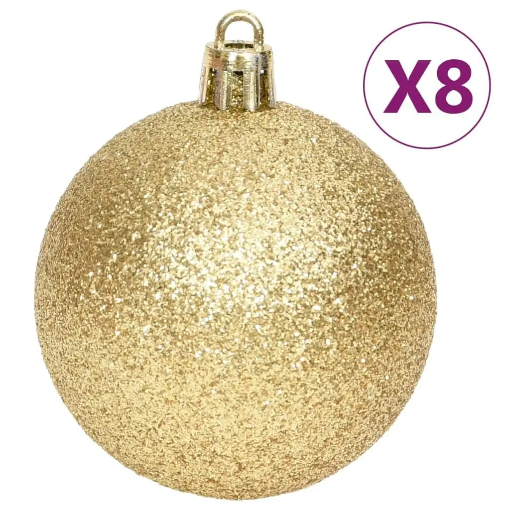 70 Piece Christmas Bauble Set Gold and Red 330088