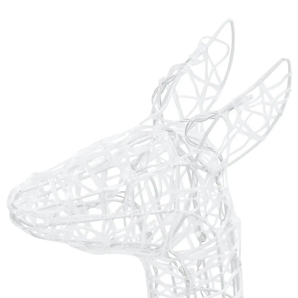 Acrylic Reindeer Family Christmas Decoration 300 LED Warm White 329793