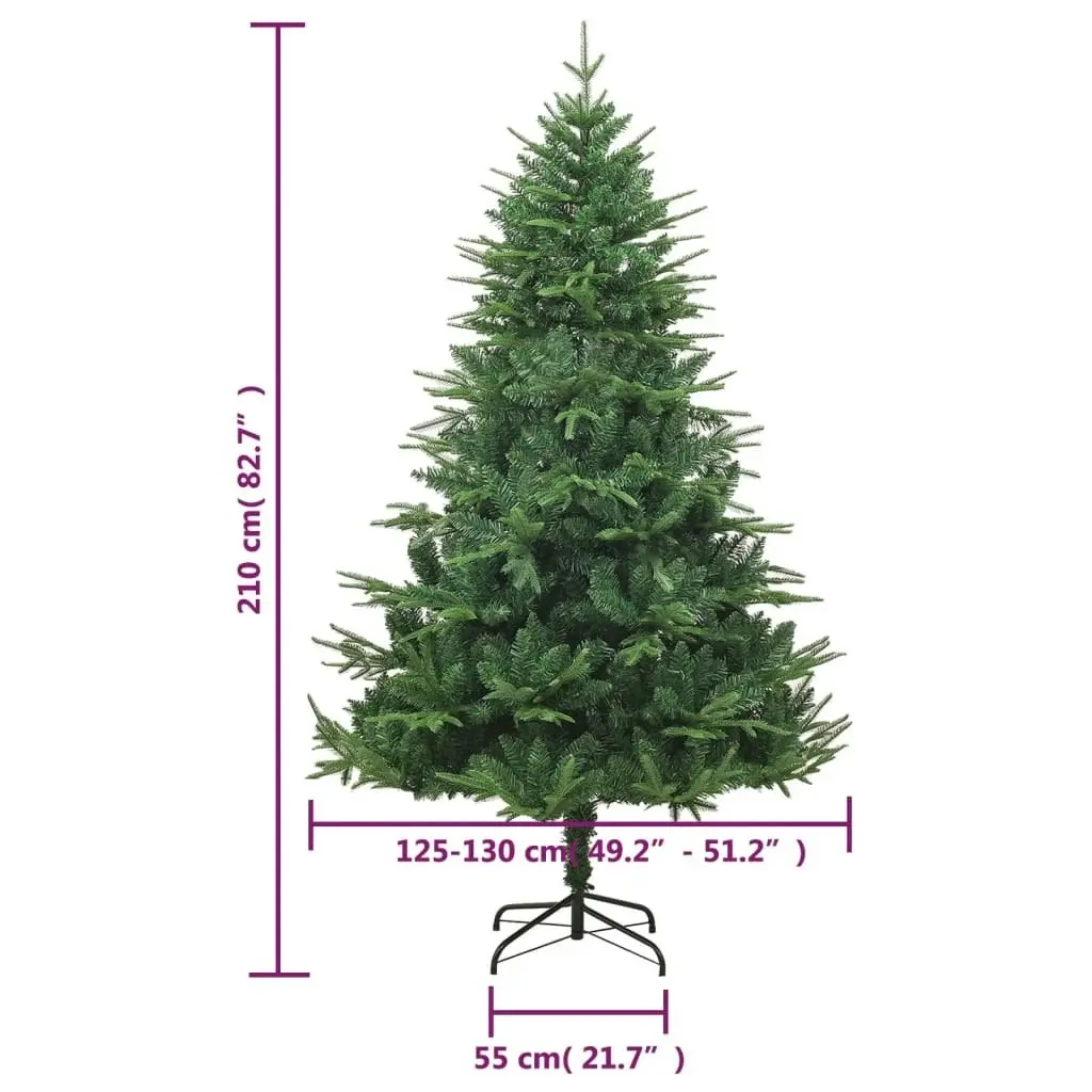 Artificial Christmas Tree Green 210 cm PVC&PE 328490