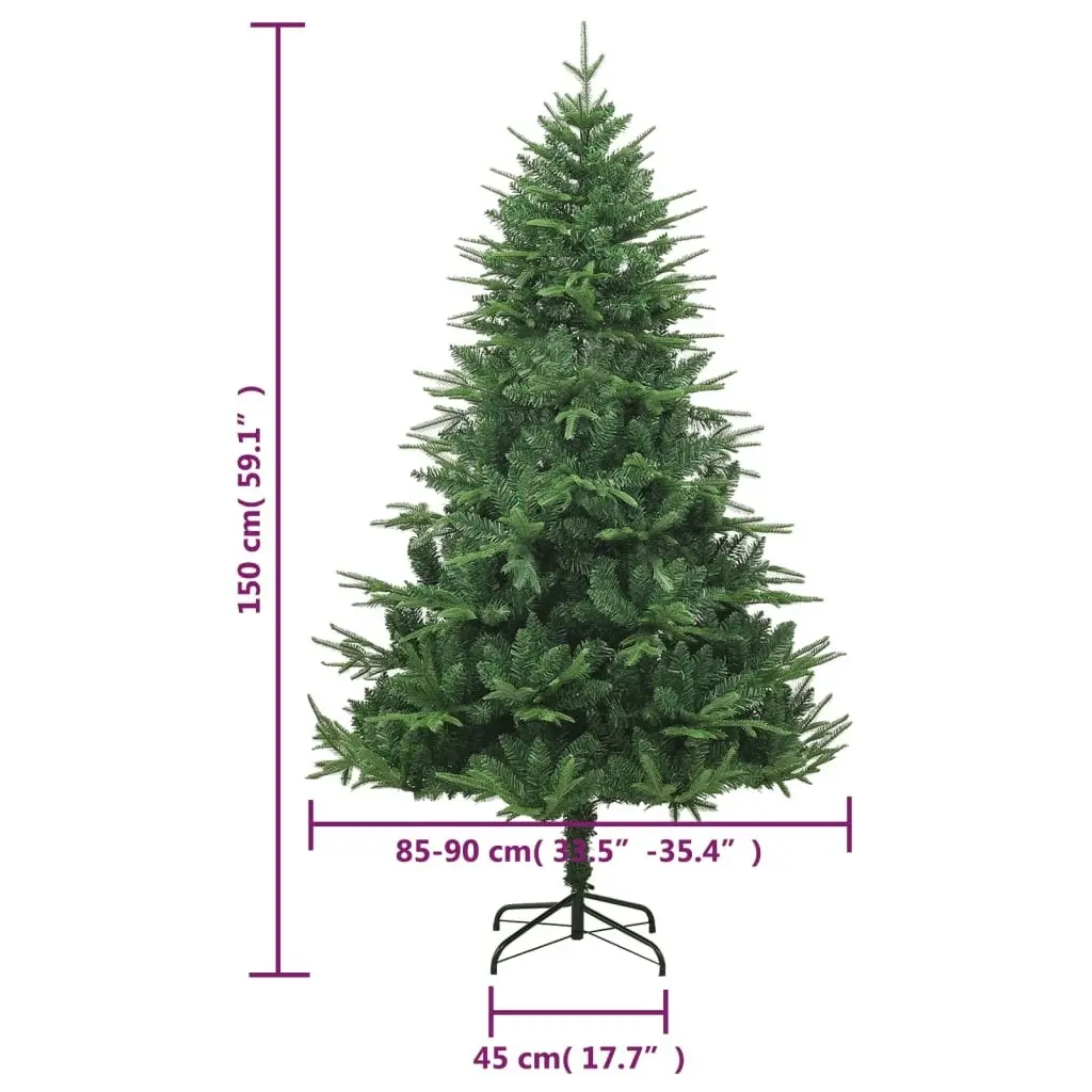 Artificial Christmas Tree Green 150 cm PVC&PE 328488