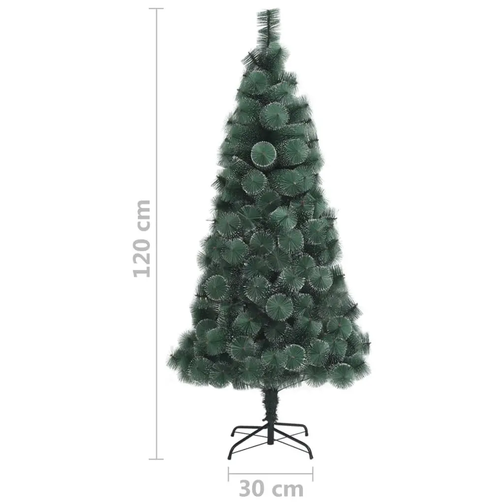 Artificial Christmas Tree LEDs&Ball Set Green 120 cm PVC&PE 3077922