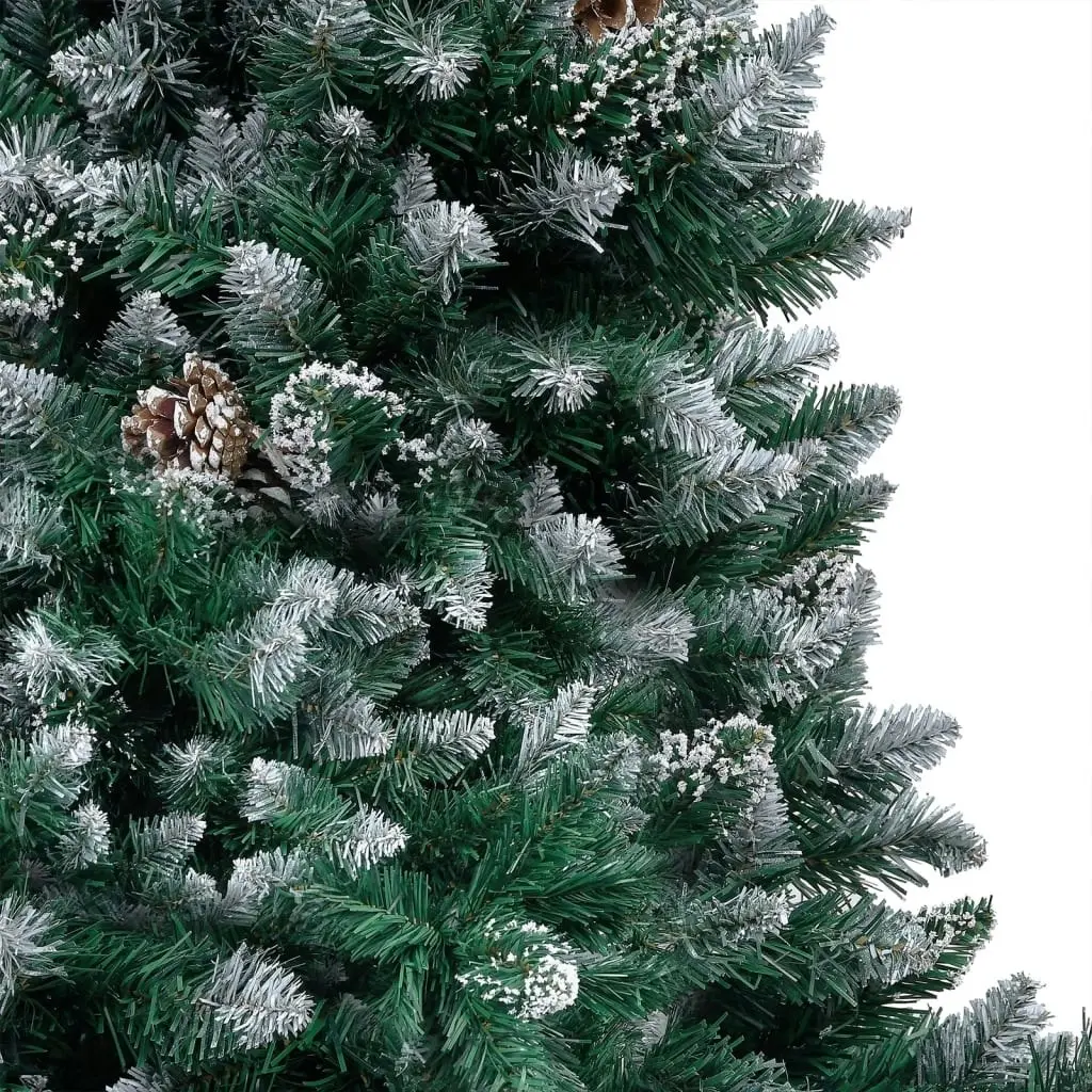 Artificial Christmas Tree LEDs&Pine Cones&White Snow 180 cm 3077445