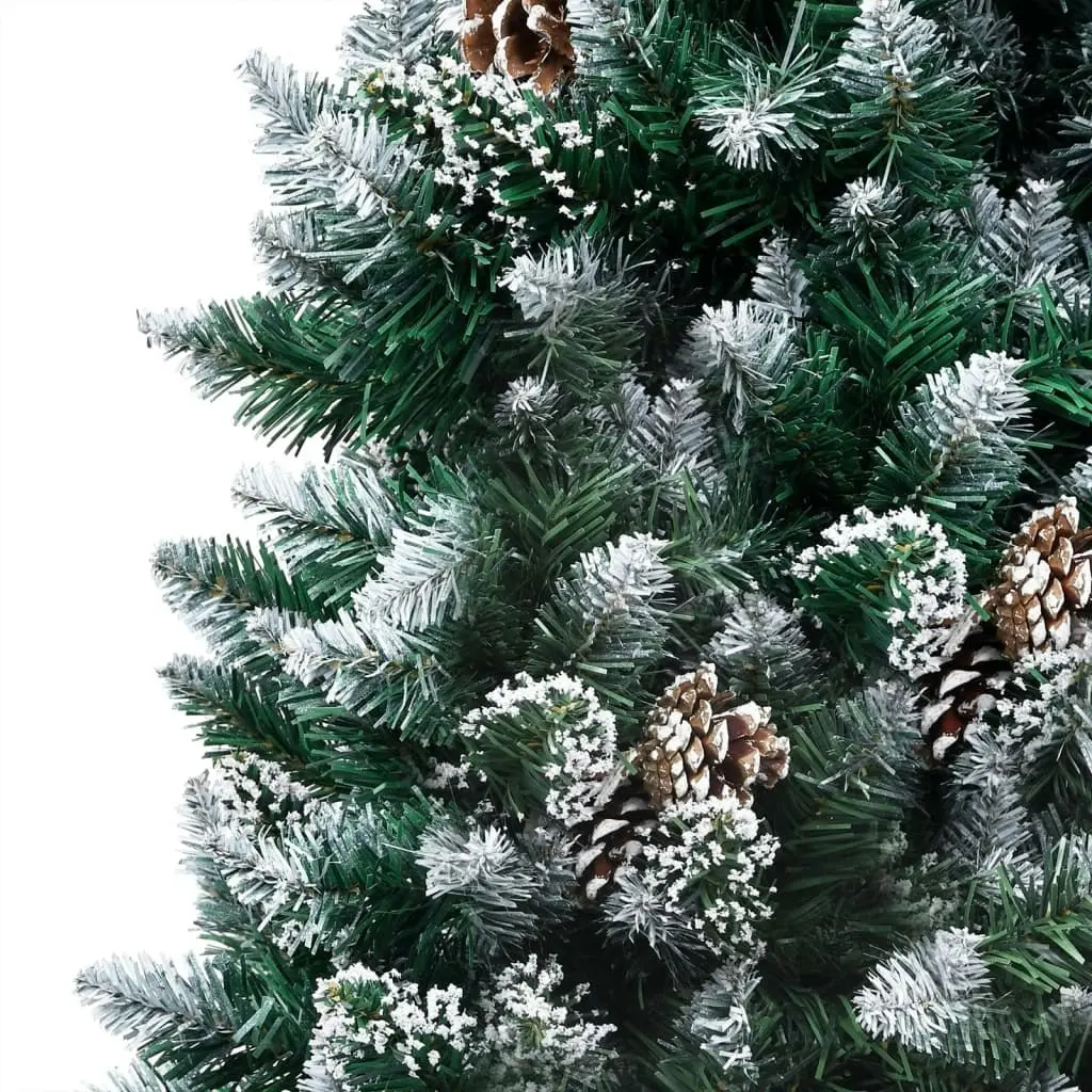 Artificial Christmas Tree LEDs&Pine Cones&White Snow 180 cm 3077445