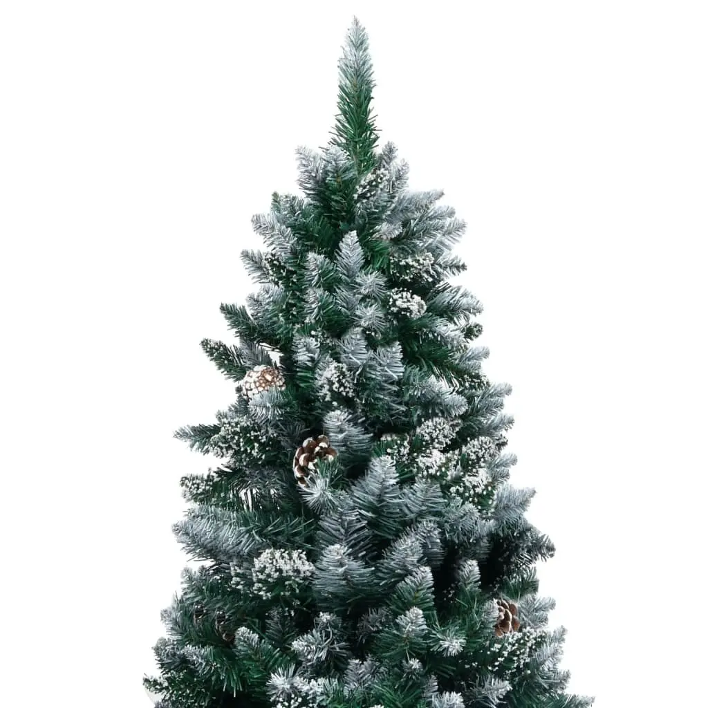 Artificial Christmas Tree LEDs&Pine Cones&White Snow 180 cm 3077445