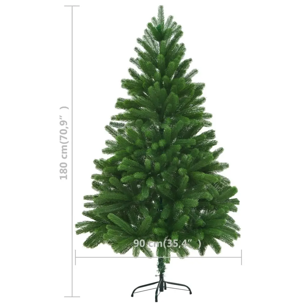 Artificial Christmas Tree Lifelike Needles 180 cm Green 246399