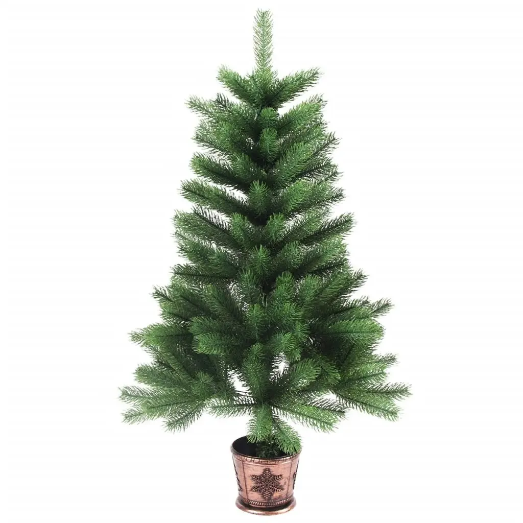 Artificial Christmas Tree Lifelike Needles 90 cm Green 284327