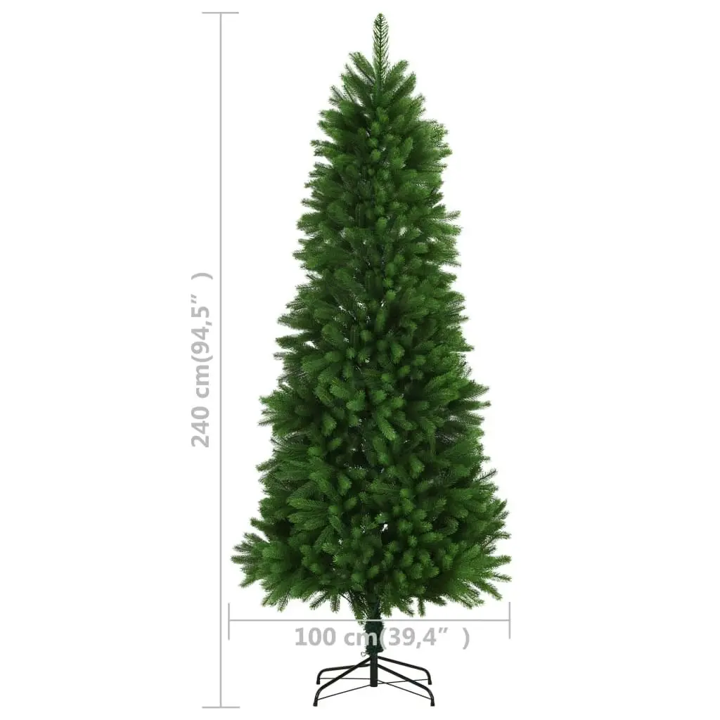 Artificial Christmas Tree Lifelike Needles 240 cm Green 284329