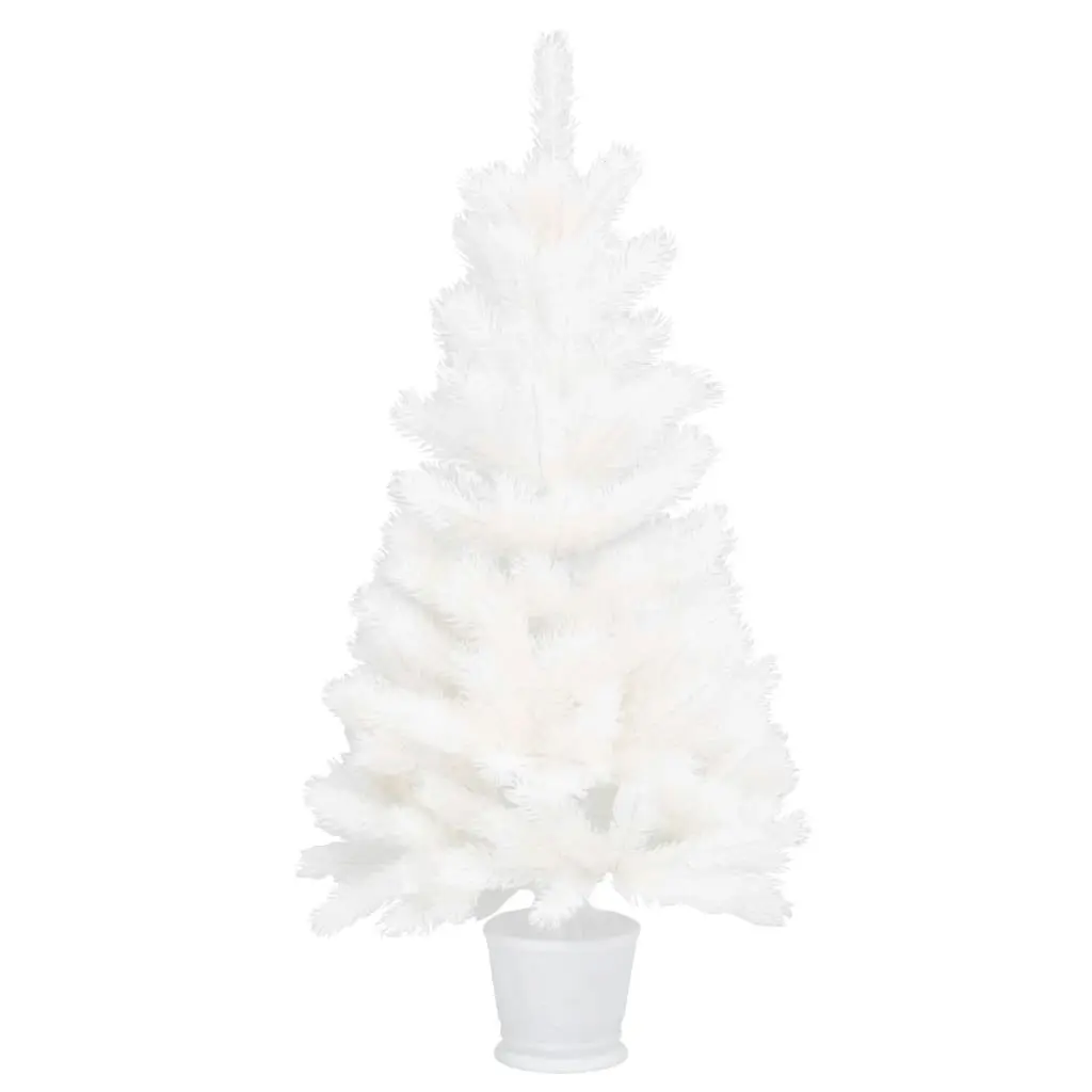 Artificial Christmas Tree Lifelike Needles White 90 cm 321020