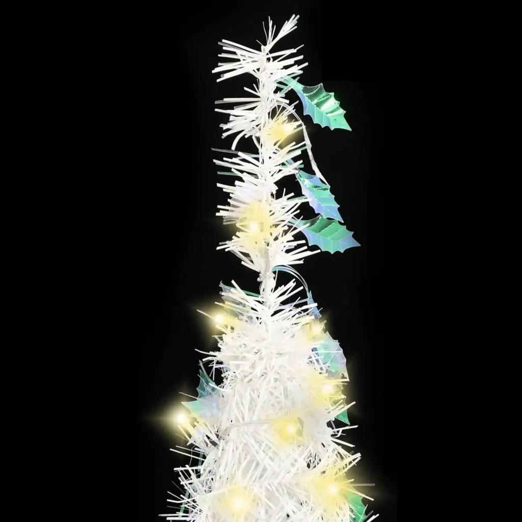 Artificial Christmas Tree Pop-up 200 LEDs White 210 cm 357755